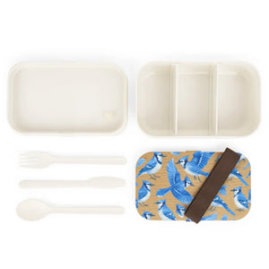 Blue Jay Bento Lunch Box - Eco-friendly Design - Dipaliz - Containers