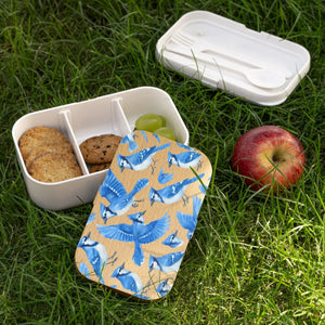 Blue Jay Bento Lunch Box - Eco-friendly Design - Dipaliz - Containers