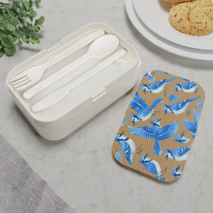 Blue Jay Bento Lunch Box - Eco-friendly Design - Dipaliz - Containers