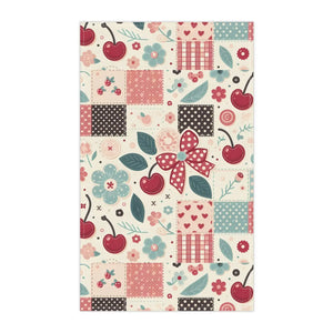 Vibrant Patchwork Tea Towels - Charming Cherry - Dipaliz - Kitchen
