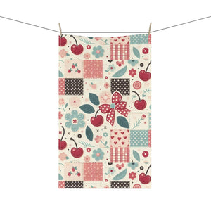 Vibrant Patchwork Tea Towels - Charming Cherry - Dipaliz - Kitchen