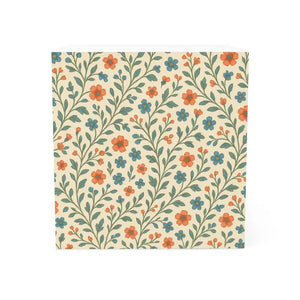 Charming Floral Note Cube - Blooming Inspiration Desk Decor - Dipaliz - White / one Size - Sticky Notes