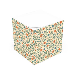 Vibrant Floral Note Cube - Blooming Inspiration 400 Sheets - Dipaliz - Sticky Notes