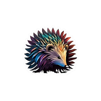 Whimsical Hedgehog Kiss Cut Vinyl Decals for your Home Decor - Paper Products