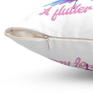 Lovebirds Spun Polyester Square Pillow - Cozy Home Decor - Dipaliz - Throw Pillows