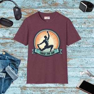Unisex Softstyle Motivational Graphic Shirt Summer Vibes - Dipaliz - s / Heather Maroon - T-shirts