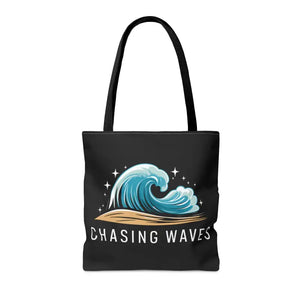 Waves Versatile Tote Bag - Beach to City Style - Dipaliz - Bags