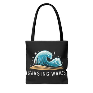 Waves Versatile Tote Bag - Beach to City Style - Dipaliz - Bags