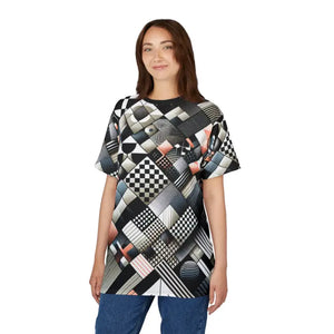 Checkerboard Unisex Cut & Sew Tee - All Over Print - Dipaliz - T-shirts