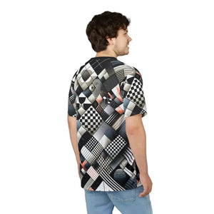 Checkerboard Unisex Cut & Sew Tee - All Over Print - Dipaliz - T-shirts