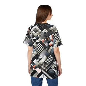 Checkerboard Unisex Cut & Sew Tee - All Over Print - Dipaliz - T-shirts