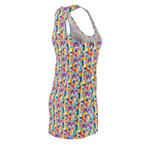 Checkered Racerback Dress – Eco Sew Style - Dipaliz - Dresses - Xs