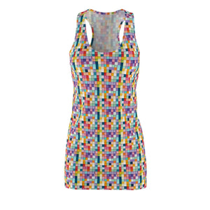 Checkered Racerback Dress – Eco Sew Style - Dipaliz - Dresses - Xs