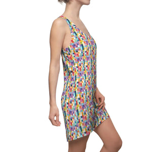 Checkered Racerback Dress – Eco Sew Style - Dipaliz - Dresses - Xs