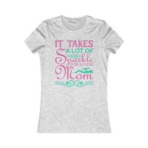 Cheer Mom Favorite Tee - Sparkle Game Day Style - Dipaliz - s / Athletic Heather - T-shirts