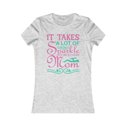 Cheer Mom’s Favorite Tee: Elevate your Wardrobe Today! - s / Athletic Heather T-shirt