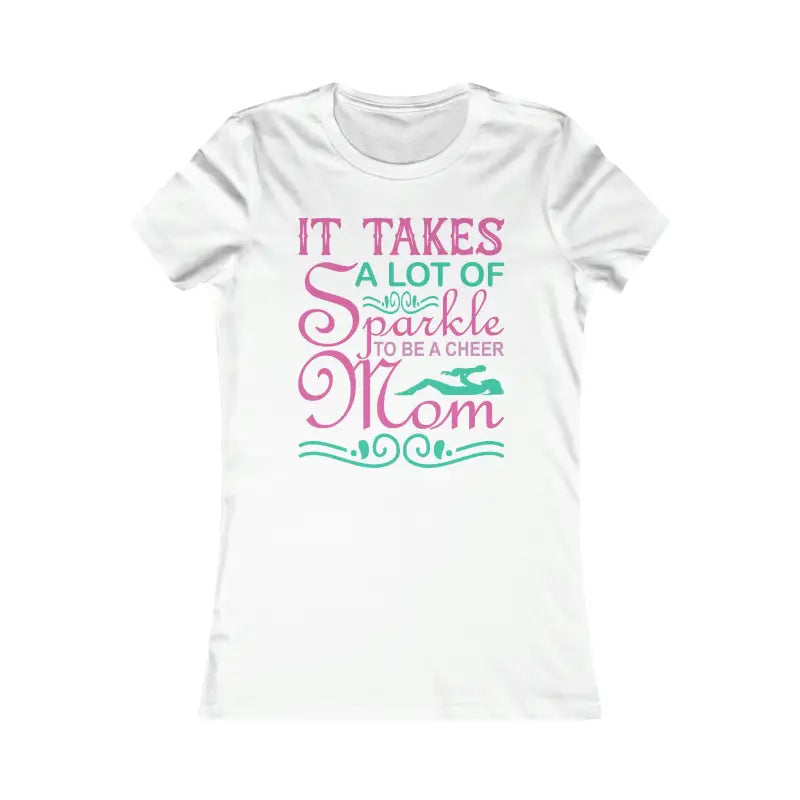 Cheer Mom’s Favorite Tee: Elevate your Wardrobe Today! - s / White T-shirt