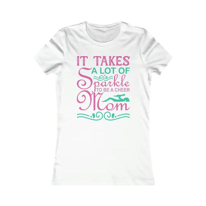 Cheer Mom’s Favorite Tee: Elevate your Wardrobe Today! - s / White T-shirt