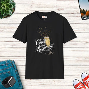 Chic New Beginnings T-shirt - Ring-spun Cotton - Dipaliz - T-shirts
