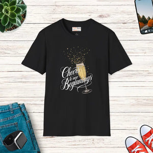 Unisex Softstyle Tee Ring-spun Cotton Taped Shoulders - Dipaliz - Xs / Black - T-shirts