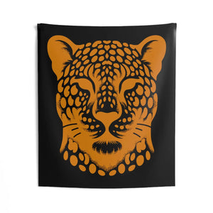 Luxe Cheetah Print Tapestry – Polyester Decor - Dipaliz - Posters Prints & Visual Artwork