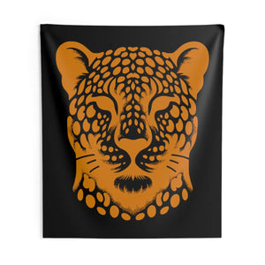 Luxe Cheetah Print Tapestry – Polyester Decor - Dipaliz - Posters Prints & Visual Artwork