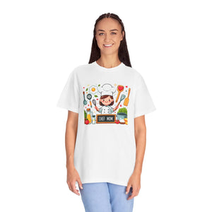 Chef Mom Garment Dyed Tee - Pre-shrunk Fabric - Dipaliz - T-shirts