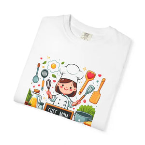 Chef Mom Garment Dyed Tee - Bold Culinary Style - Dipaliz - T-shirts