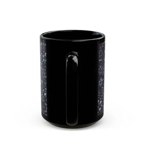 Black Ceramic Mug with Cool Chemical Formulas - Dipaliz - Mugs