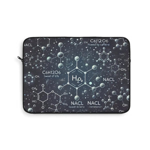 Stylish Chemistry Laptop Sleeve - Chemical Formulas - Dipaliz - Computer Covers & Skins