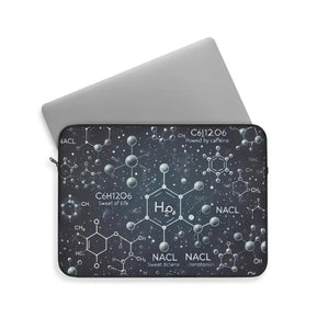 Chemistry Laptop Sleeve - Stylish Formula Design - Dipaliz - 15’’ - Computer Covers & Skins