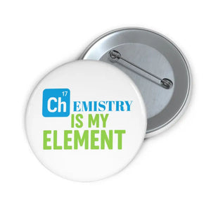 Chemistry Pin Buttons - Vibrant Science Teacher Gifts - Dipaliz - 2.25’’ - Pinback