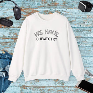 Cozy Chemistry Sweatshirt for Cute Relationship - Dipaliz - White / s - Sweatshirts
