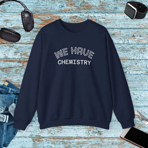 Cozy Chemistry Sweatshirt for Cute Relationship - Dipaliz - Navy / s - Sweatshirts