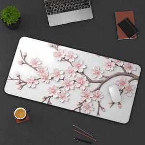 Serene Cherry Blossom Desk Mat - Floral - Dipaliz - Mouse Pads