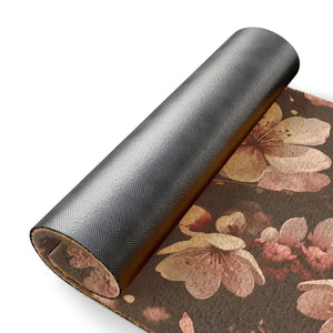 Cherry Blossom Doormat - Tufted Coir Coconut Fiber - Dipaliz - 24’’ x 16’’ - Door Mats