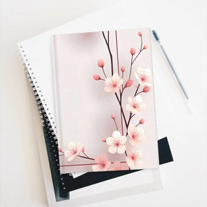 Elegant Cherry Blossom Journal - Blank Pages - Dipaliz - Journals