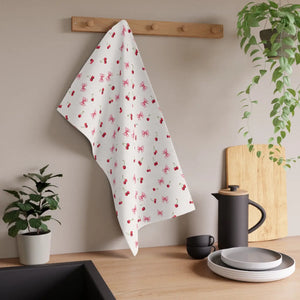 Vibrant Blossom Tea Towels Cotton Kitchen Print Dipaliz
