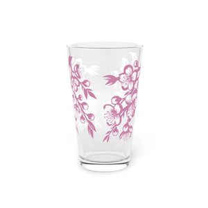 Floral Cherry Blossoms Pint Glass - Drinkware - Dipaliz - Beer Glasses