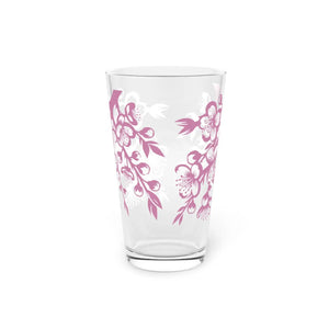 Floral Cherry Blossoms Pint Glass - Drinkware - Dipaliz - Beer Glasses