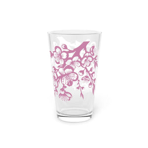 Floral Cherry Blossoms Pint Glass - Drinkware - Dipaliz - Beer Glasses