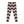 Cozy Burgundy Stretchy Leggings Retro Zigzag Pattern - Dipaliz