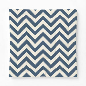 Chevron Cotton Comforter – Navy - Dipaliz - Quilts & Comforters