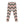 Pink Zigzag Chevron Print Leggings - Mid-rise - Dipaliz