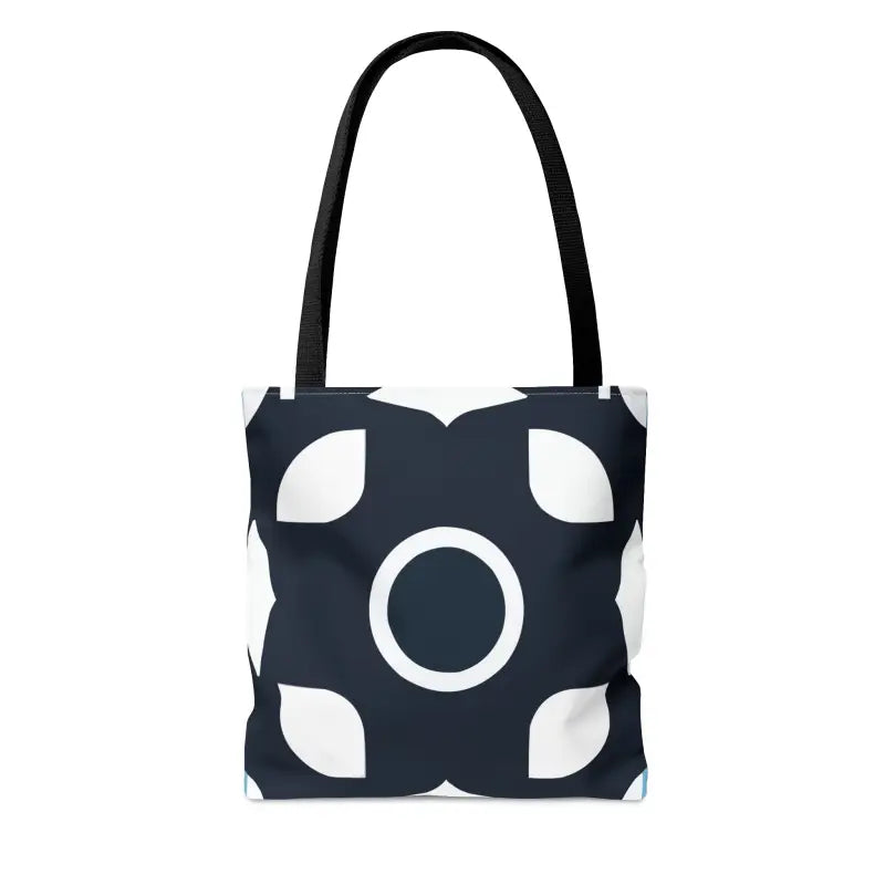 Elevate Style: Black & White Abstract Pattern Tote Bag! - Bags