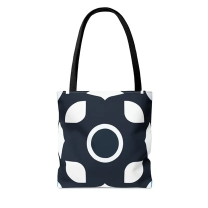 Elevate Style: Black & White Abstract Pattern Tote Bag! - Bags