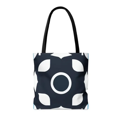 Elevate Style: Black & White Abstract Pattern Tote Bag! - Bags