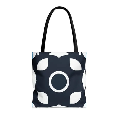 Elevate Style: Black & White Abstract Pattern Tote Bag! - Bags