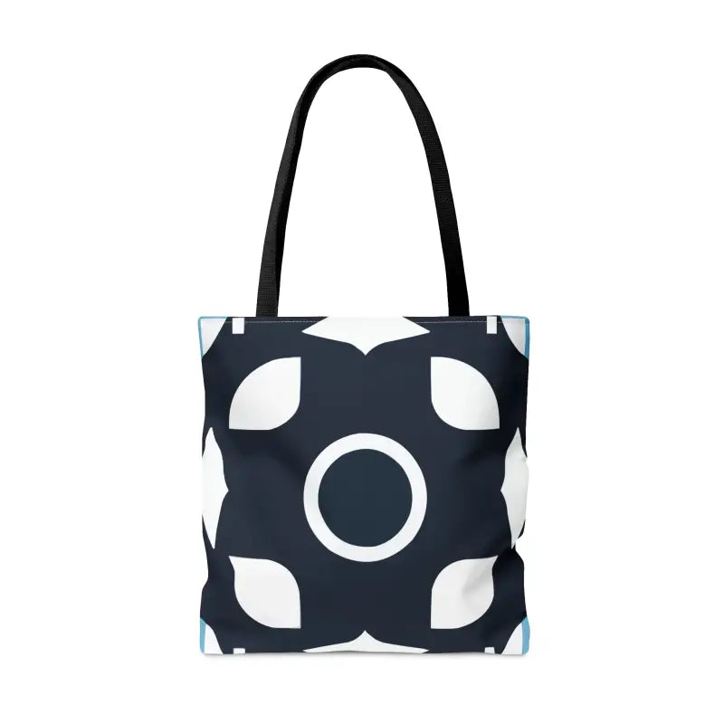 Elevate Style: Black & White Abstract Pattern Tote Bag! - Bags