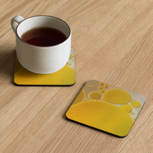 Heat Resistant Coaster Abstract Circles Modern Style - Dipaliz - Coasters